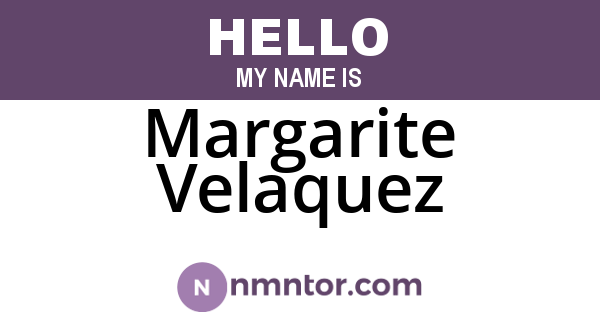 Margarite Velaquez