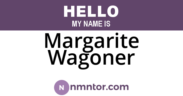 Margarite Wagoner