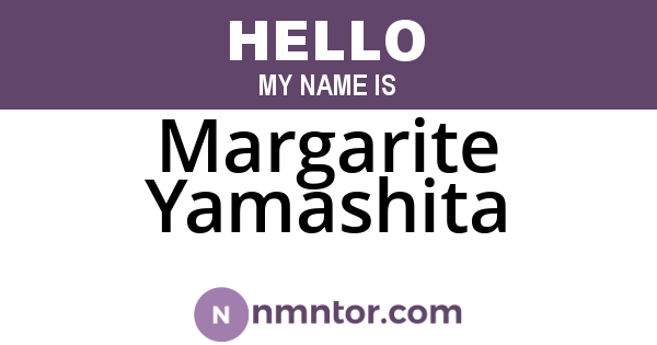 Margarite Yamashita