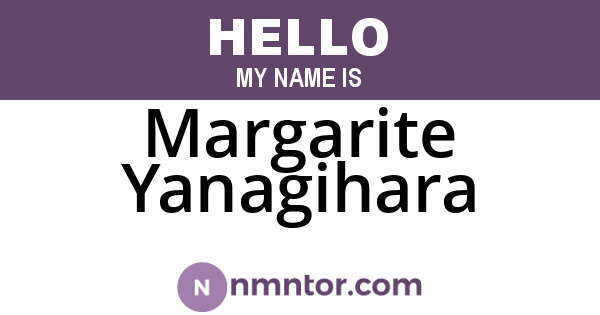 Margarite Yanagihara