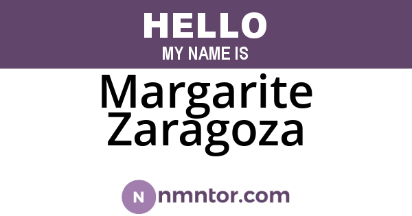 Margarite Zaragoza