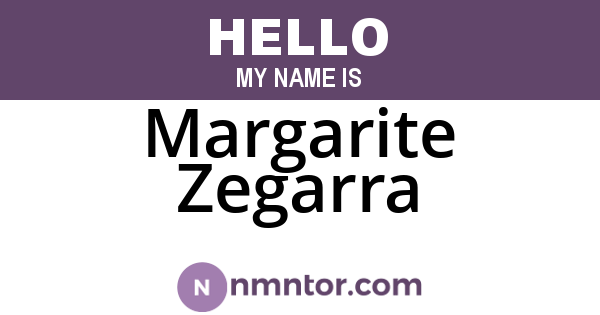 Margarite Zegarra