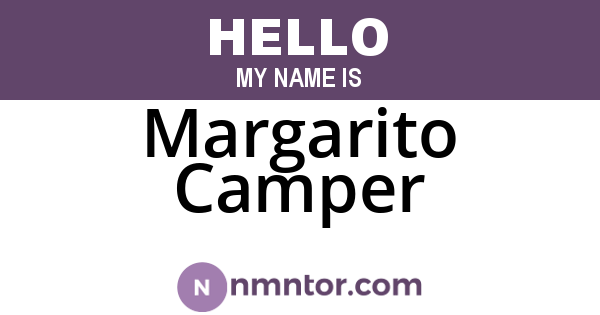 Margarito Camper