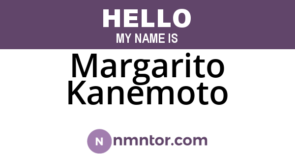 Margarito Kanemoto