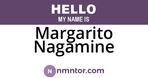 Margarito Nagamine