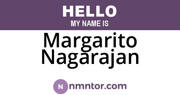 Margarito Nagarajan
