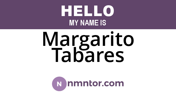 Margarito Tabares