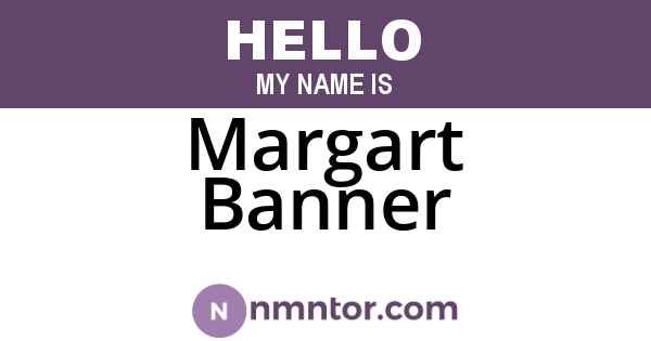 Margart Banner