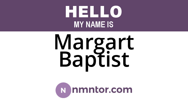 Margart Baptist