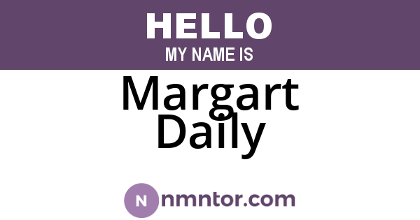 Margart Daily