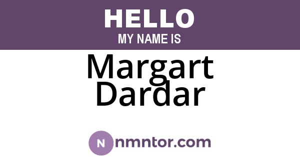 Margart Dardar