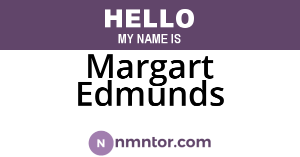 Margart Edmunds