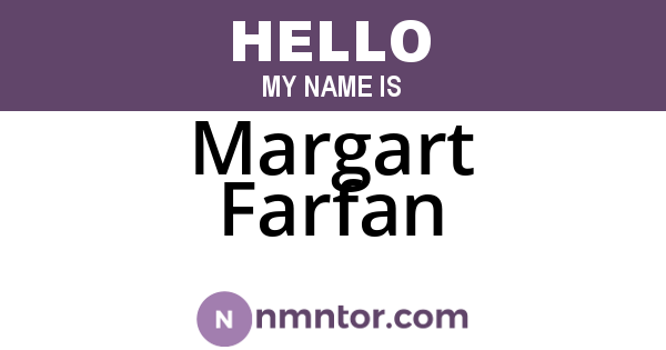 Margart Farfan