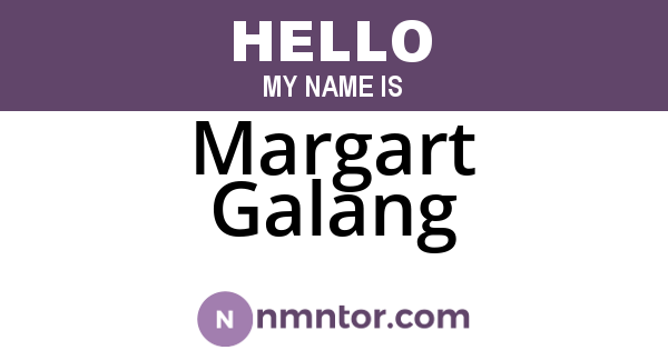 Margart Galang