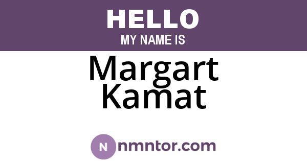 Margart Kamat