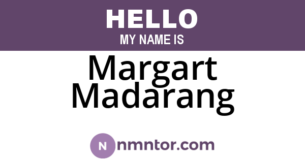 Margart Madarang