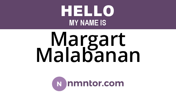 Margart Malabanan