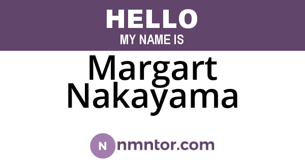 Margart Nakayama