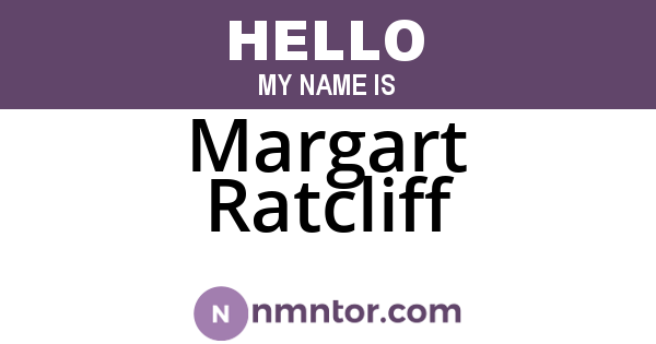 Margart Ratcliff