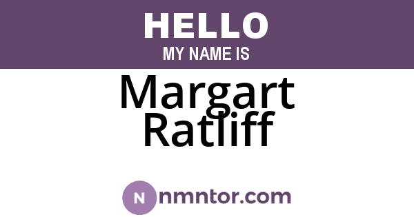 Margart Ratliff
