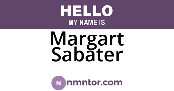 Margart Sabater