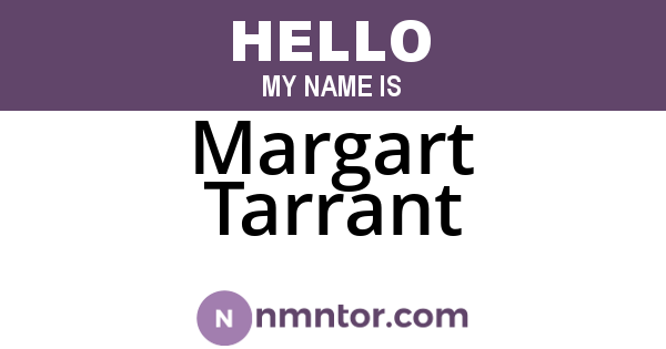 Margart Tarrant