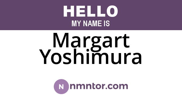 Margart Yoshimura