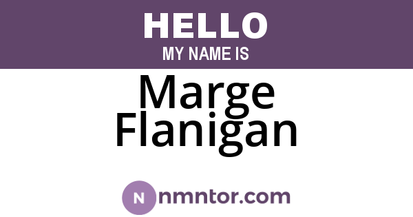 Marge Flanigan