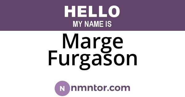 Marge Furgason