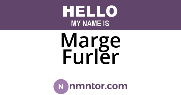 Marge Furler