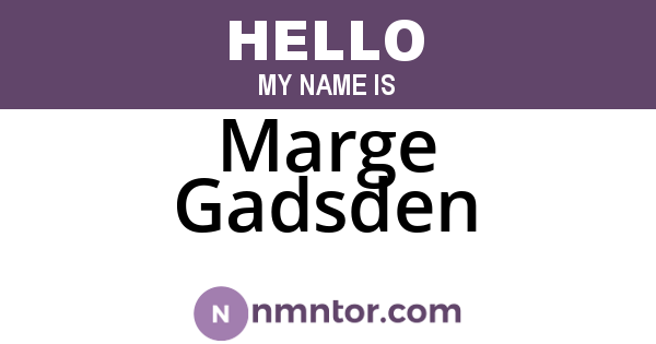 Marge Gadsden