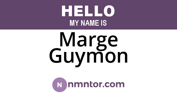 Marge Guymon
