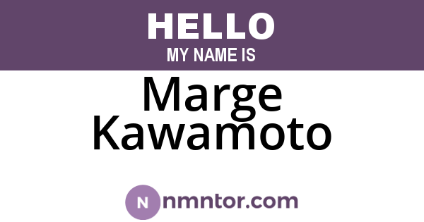 Marge Kawamoto