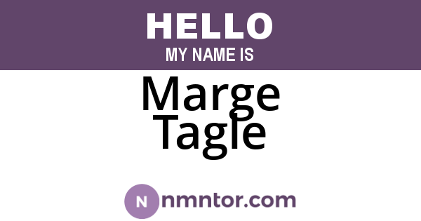 Marge Tagle