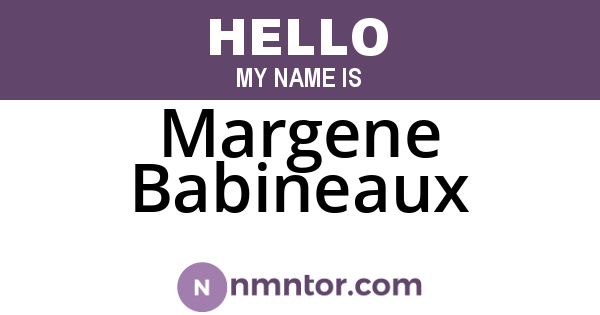 Margene Babineaux