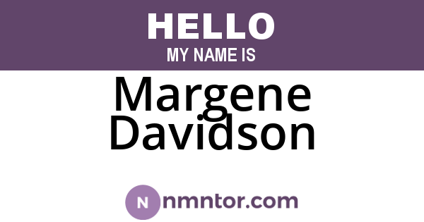 Margene Davidson