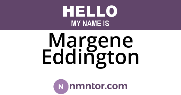 Margene Eddington