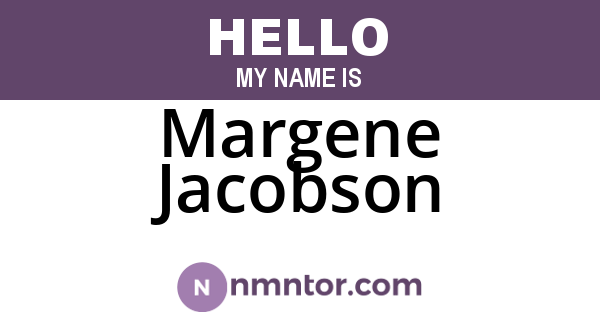 Margene Jacobson