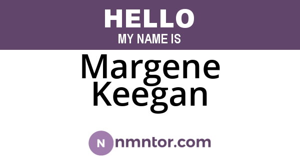 Margene Keegan