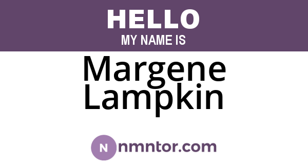 Margene Lampkin
