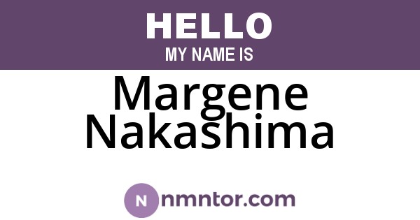 Margene Nakashima