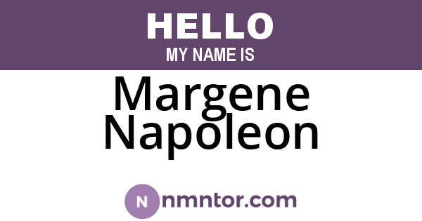 Margene Napoleon