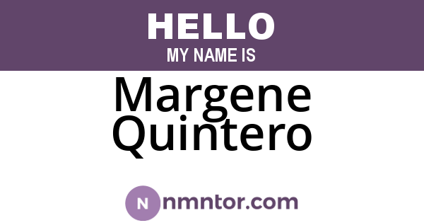 Margene Quintero