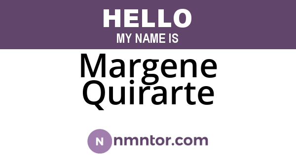 Margene Quirarte