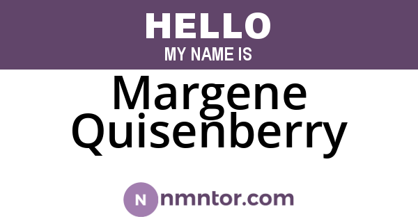 Margene Quisenberry