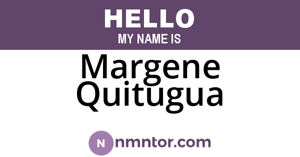 Margene Quitugua