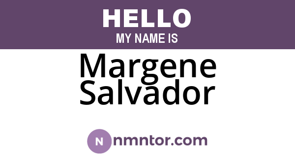 Margene Salvador