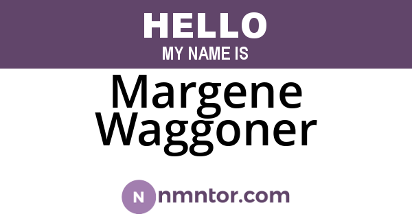 Margene Waggoner