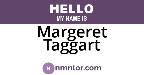 Margeret Taggart