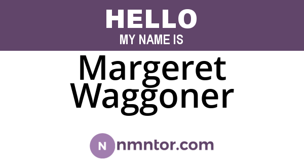 Margeret Waggoner